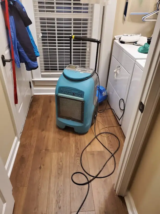 Commercial dehumidifier deployed for Flood Damage Cleanup in Bigfork