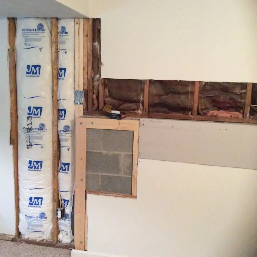 Wall insulation replacement during Contents Cleaning & Restoration in Bigfork
